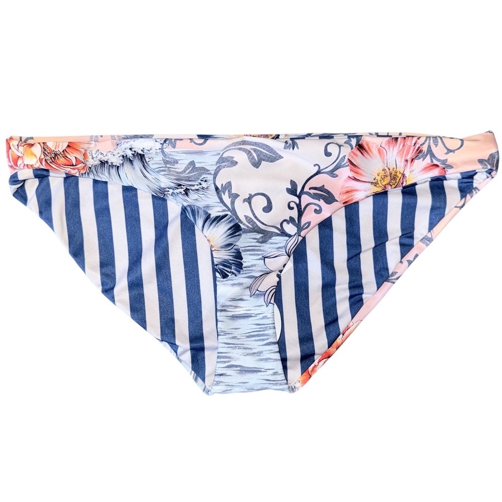 Agua Bendita XL Audrey Kai Floral Bikini Bottom Womens Size Extra Large NWT